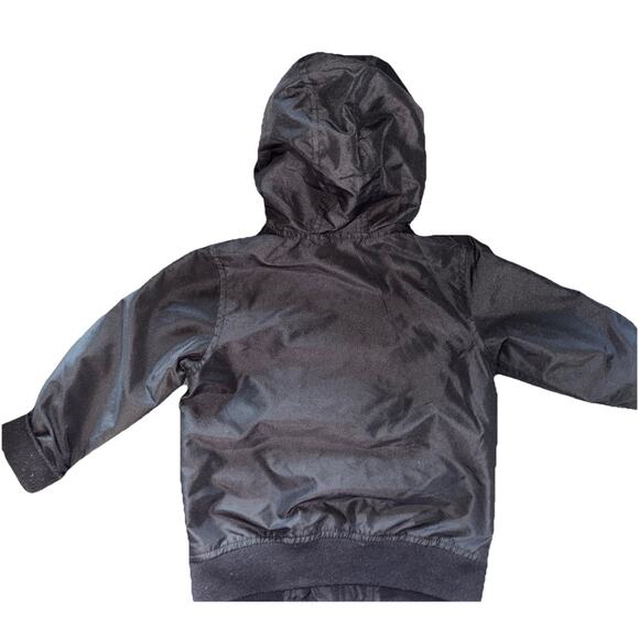 Childrens Place Unisex Sz 3T Black Hooded Rain Windbreaker - Picture 3 of 8